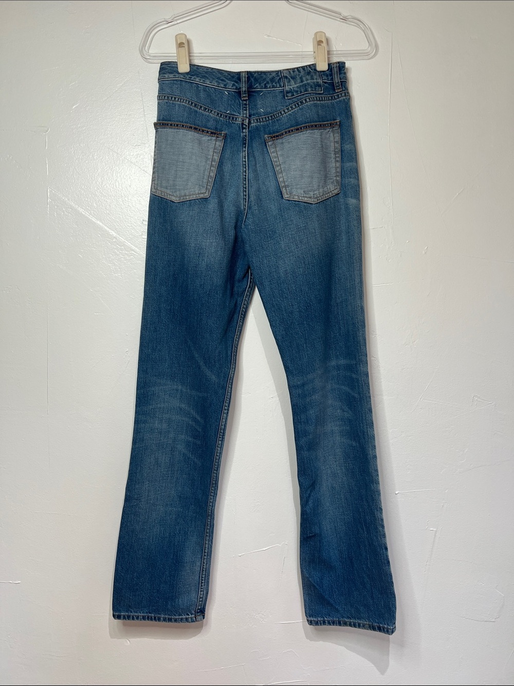 Maison‎ Martin Margiela Straight-Leg Jeans Classic deconstructed raw pocket 2015